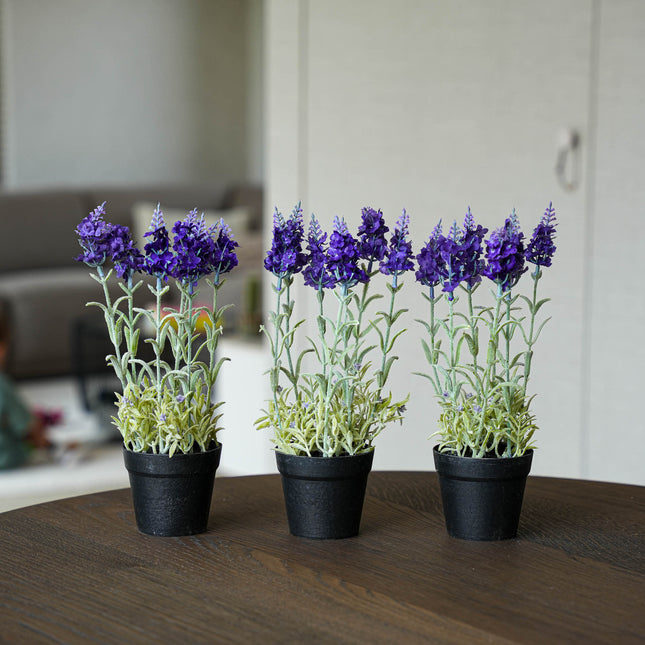 Lavendel 3 stuks - Kunstplanten - Bundelset