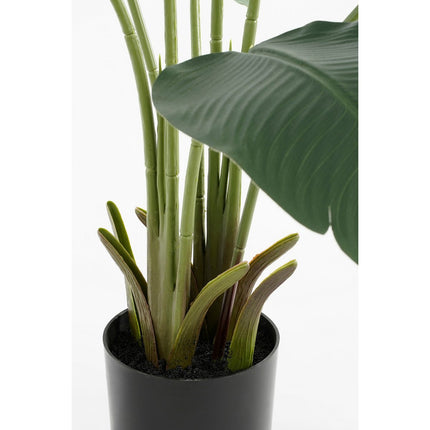 Kunstplant Bananenboom in Pot - H180 x Ø30 cm - Groen