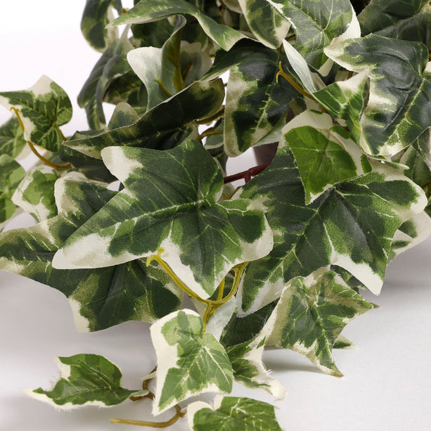 Hedera Kunstplant in Bloempot Stan - H45 x Ø25 cm - Groen Bont