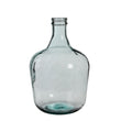 Diego Fles Vaas - H42 x Ø27 cm - Gerecycled Glas - Transparant