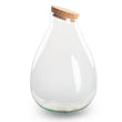 Terrarium fles ‘Drop XL’ met kurk - Gesloten terrarium Ø 24 cm ↑ 37 cm