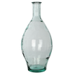 Kyara Fles Vaas - H60 x Ø28 cm - Gerecycled Glas - Transparant