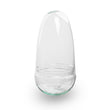 Terrarium fles 'Egg' - Tweedelige stolp - Gesloten terrarium Ø 12 cm ↑ 25 cm