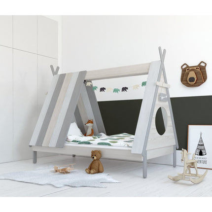 Bedhuisje kinderbed - 90x200 - Trondheim - Tipi bed - Peuterbed