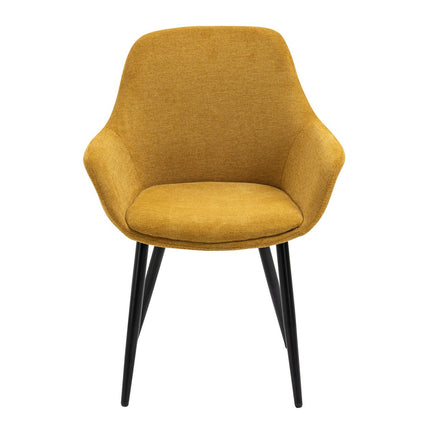 Set van 2 fauteuils geel