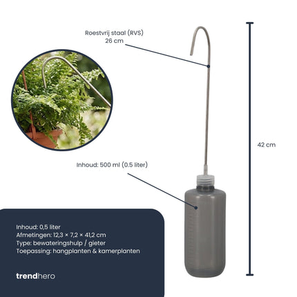 Bewateringshulp - Hangplanten water geven - Gieter - 42 cm