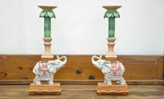 2x kandelaar olifant