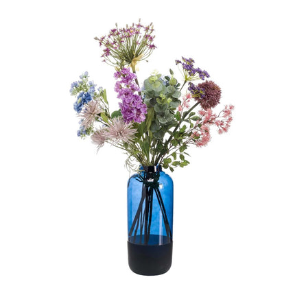 Kunstbloemenboeket - Purple Bloom Deluxe - Real Touch - 10 stelen - ↑ 90 cm