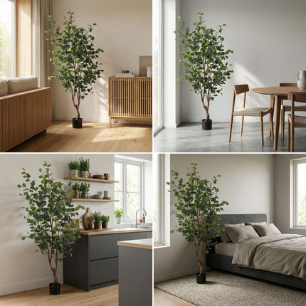 Eucalyptus boom - 120 - 140 cm - Kunstplant