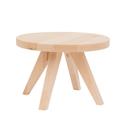 Tibbe - Houten planten- of terrariumstandaard - Set van 2 - Plantentafels - 12 & 17 cm