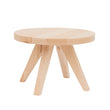 Tibbe - Houten planten- of terrariumstandaard - Set van 2 - Plantentafels - 12 & 17 cm