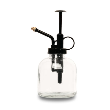 Plantenspuit - Glas helder met zwart - 300 ml