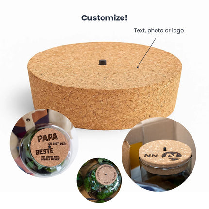 Eigen logo op kurk - Relatiegeschenk tip!