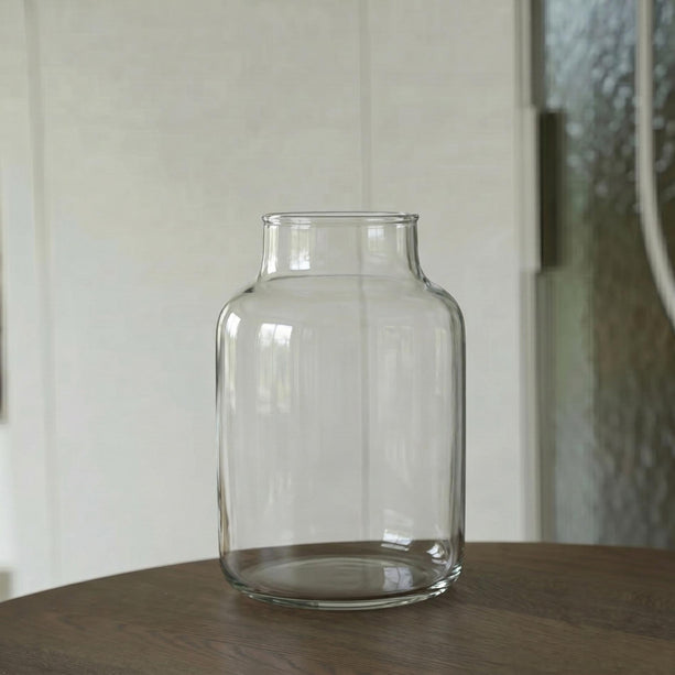 Fles ‘Milky’ - Gerecycled glas Ø 21,5 cm ↑ 30 cm