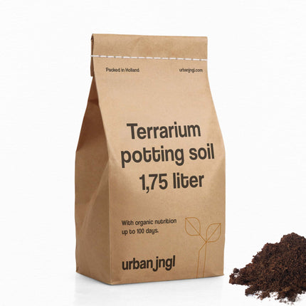 Terrarium potting soil - 1.75 liters - With organic nutrition