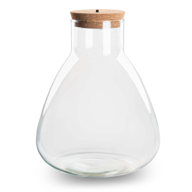 Terrarium fles met verlichting - Sam Erlenmeyer LED - Gesloten terrarium ↑ 30 cm