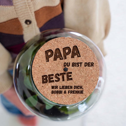 Eigen tekst op kurk - Personaliseert en duurzaam cadeau