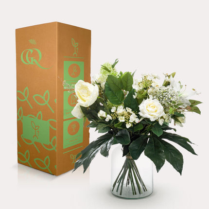 Kunstbloemen - Bouquet M - White Dream - ↑ 60 cm