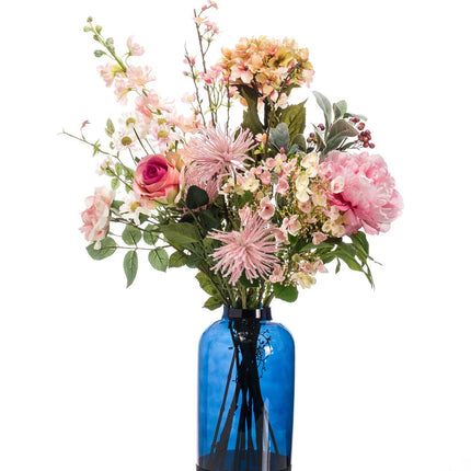 Kunstbloemen - Bouquet L - Pretty Pink - ↑ 89 cm