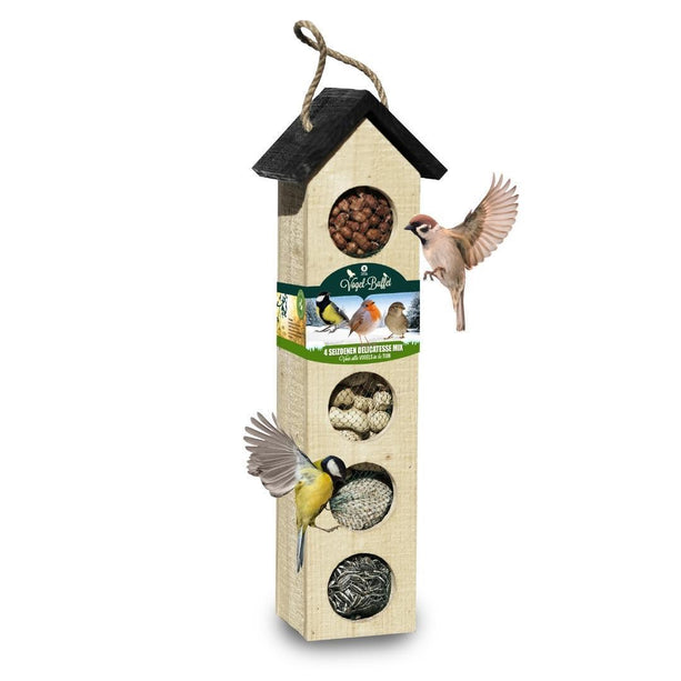 Bird-Buffet | Big Chalet feeder vogelhuis inclusief 500 gram voeding