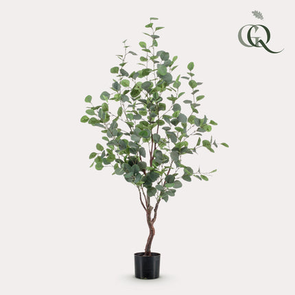 Kunstplant - Eucalyptus - Blauwe Gomboom - 140cm - 120 cm