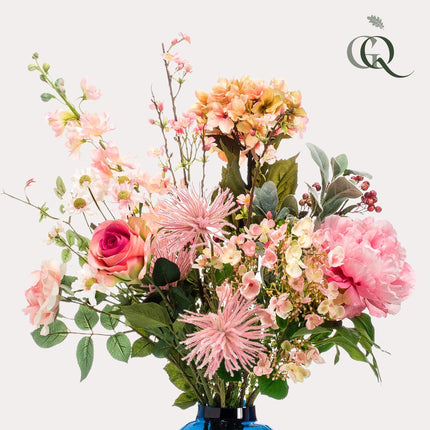 Kunstbloemen - Bouquet L - Pretty Pink - ↑ 89 cm